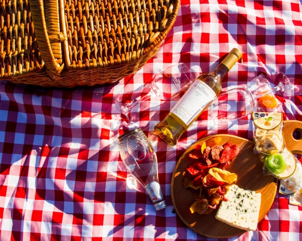 Picnic en viñedos clásico